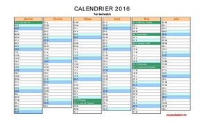 Modification du calendrier estival interne
