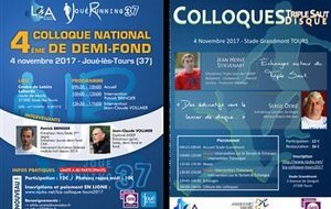 4 nov Colloque Demi-Fond , l'ASF présente..