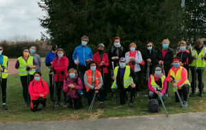 Un passage par Ligueil pour 3 marcheuses ! 