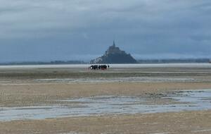 Marche Nordique, escapade au Mont St Michel 
