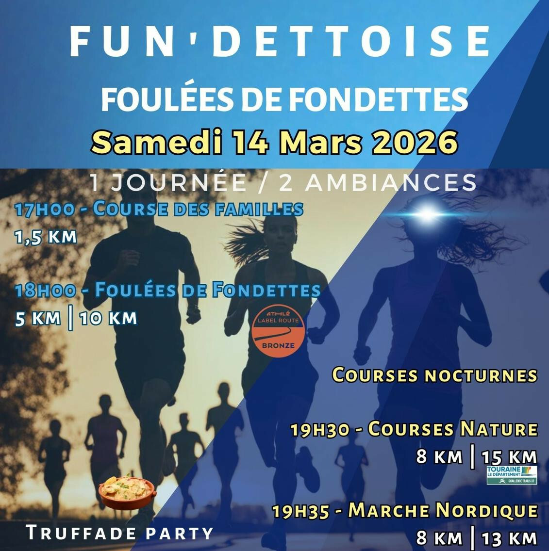 Fun'Dettoise - 34ème Foulées de Fondettes