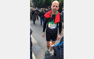 Marathon de Paris, David largement dans les temps ! 