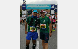 France de trail, contrat rempli pour Laurent et Christophe .