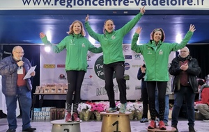 Triplé féminin en Marche Nordique au trail sud Touraine 