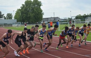 Records Persos sur 800m à Tours 