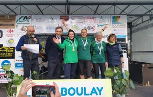 Un titre et 2 podiums au D'Boulay, la Marche Nordique en évidence !