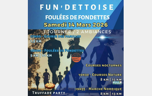 Fun'Dettoise - 34ème Foulées de Fondettes