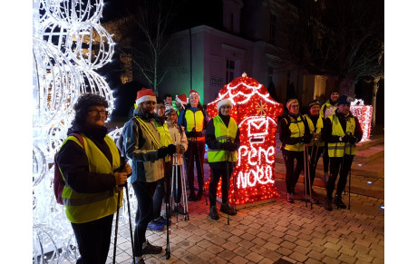 la Marche nordique se prépare pour Noel