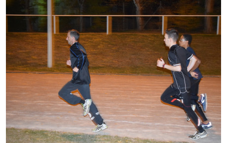 L' entrainement continue pendant les vacances 