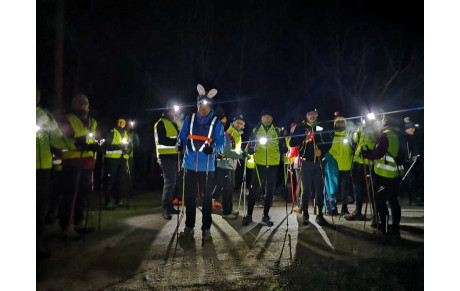 Marche Nordique Nocturne , encore un bon moment !