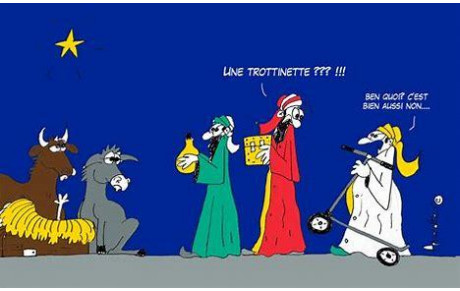 5 janvier Marche des Rois, la section en mode nordique ..