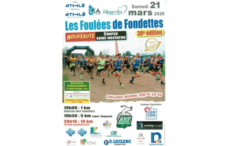 30ème Foulées, Annulées ! 