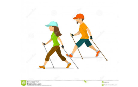 Marche Nordique dans votre jardin ...et challenge photos 