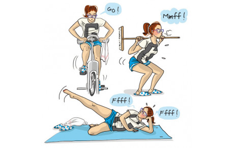 La PPG du Nouvel An ! on se maintient en forme . 