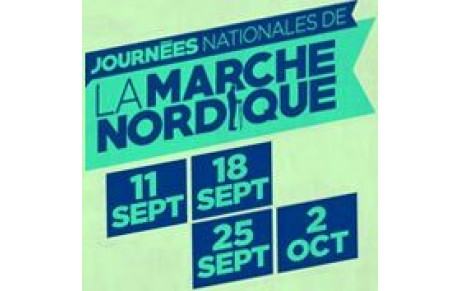 Journée Nationale de la Marche Nordique, venez avec vos amis !
