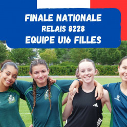 Notre équipe U16 féminine qualifiée pour la finale nationale du relais 800-200-200-800m !